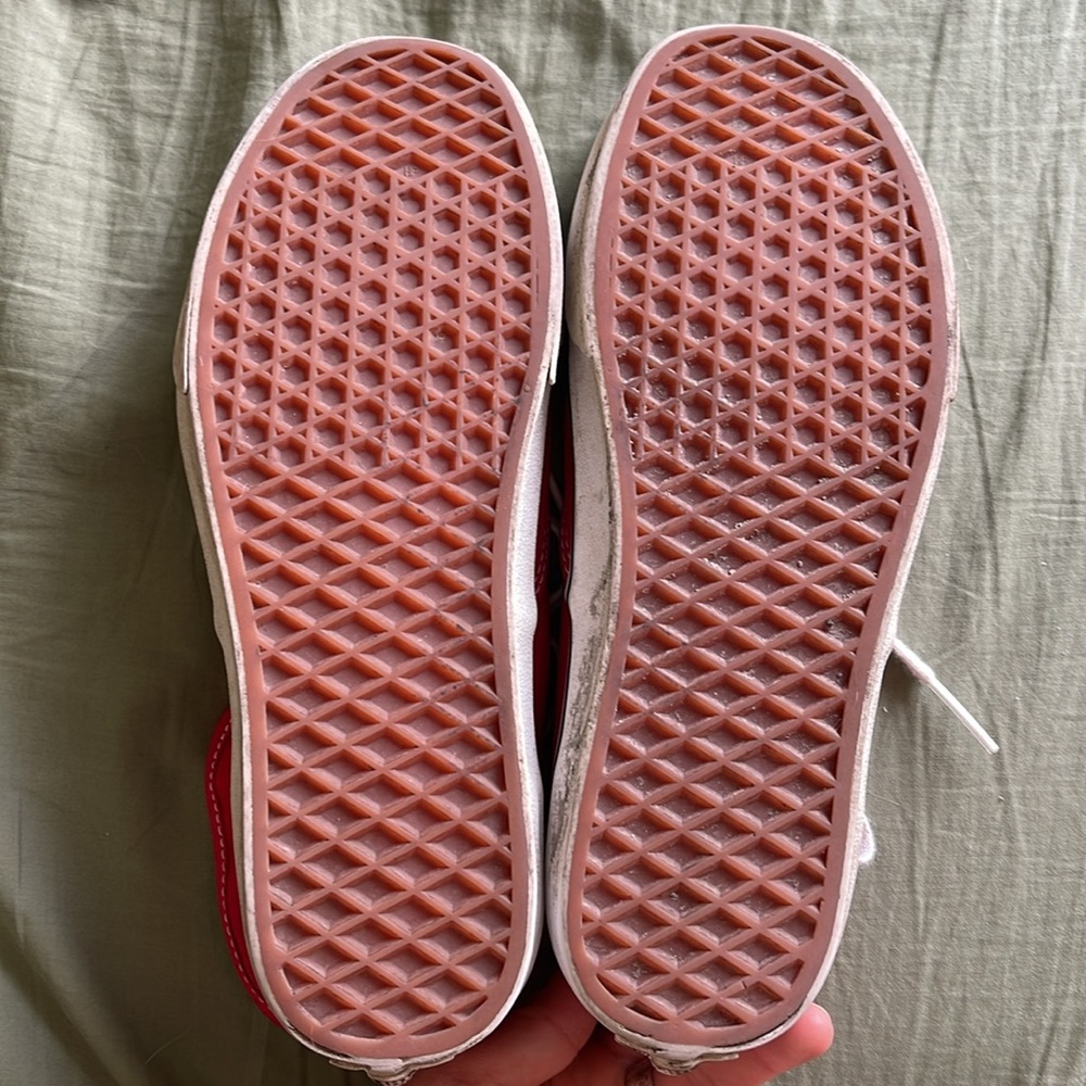 Red HighTop Vans - Picture 3 of 7
